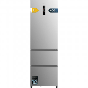 Cecotec Bolero CoolMarket Combi FD 400 Inox E 400L Frigorífico Combi